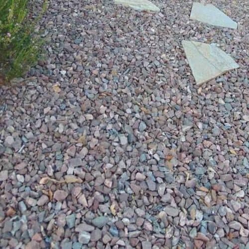 Crushed Granite (Gray) — bulk aggregate material available for delivery