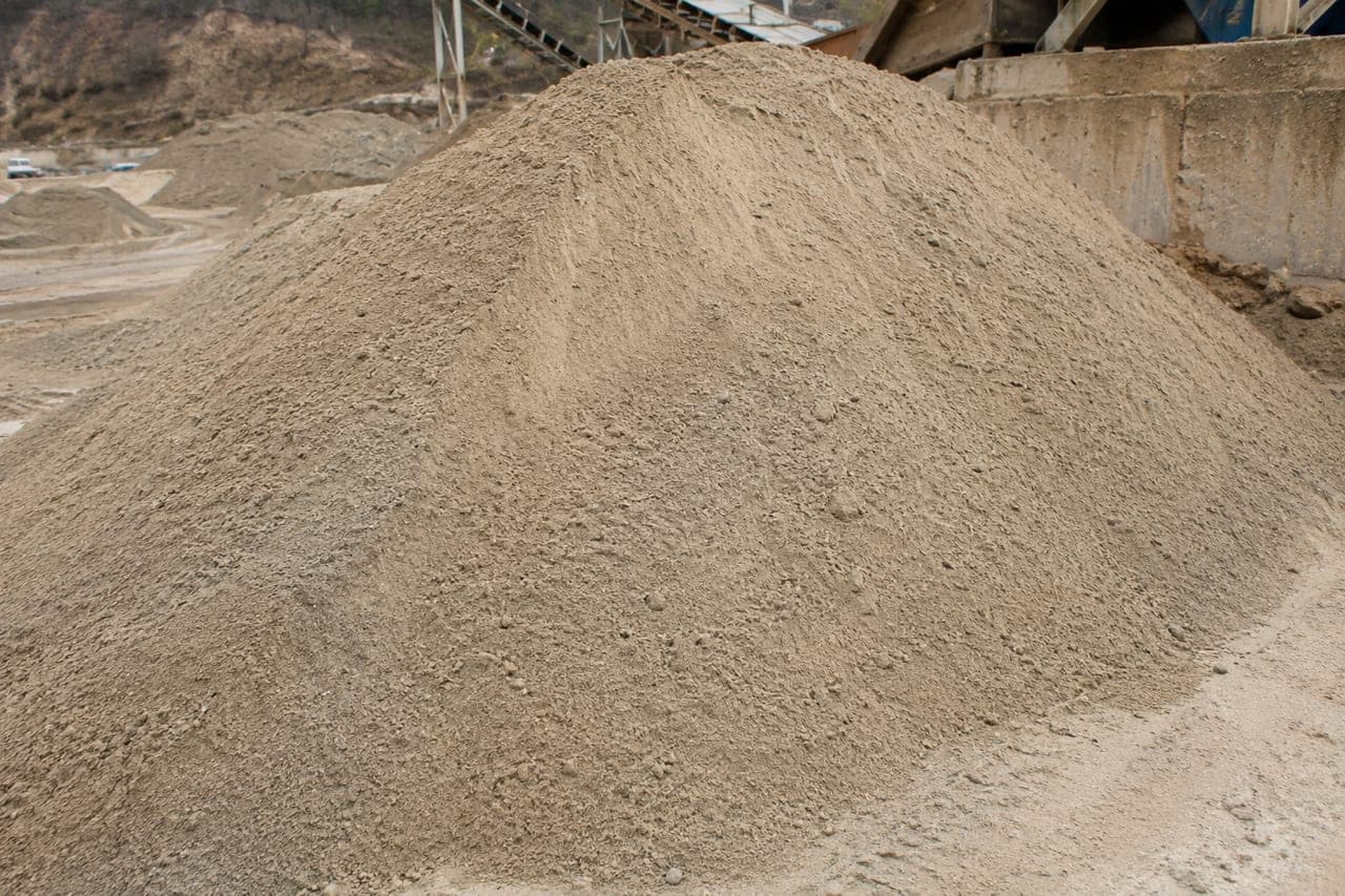 Concrete Sand — bulk aggregate material available for delivery